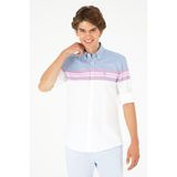 U.S. Polo Assn. Erkek Saks Uzun Kollu Gömlek 50283802-VR032 - Koyu Mavi