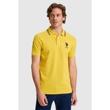 U.S. Polo Assn. Erkek Sarı Basic Tişört 50322384-VR094 - Koyu Sarı - XL