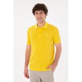 U.S. Polo Assn. Erkek Sarı Tişört Basic 50294207-VR044 - M