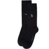 U.S. Polo Assn. Erkek Siyah 2'li Çorap 50295615-VR046 - 40 - 44