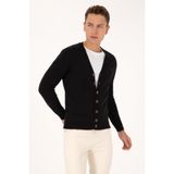 U.S. Polo Assn. Erkek Siyah Basic Triko Hırka 50313702-VR046