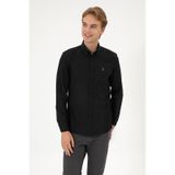 U.s. Polo Assn. Erkek Siyah Gömlek Basic 50316723-VR046