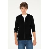 U.S. Polo Assn. Erkek Siyah Hırka (triko) 50293528-VR046, L
