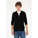 U.s. Polo Assn. Erkek Siyah Hırka Triko 50293528-vr046 Siyah