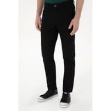 U.S. Polo Assn. Erkek Siyah Pantolon (Kanvas-Chino) 50309119-VR046
