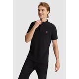 U.S. Polo Assn. Erkek Siyah Regular Fit Hakim Yaka Basic Tişört 50326980-VR046