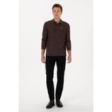 U.S. Polo Assn. Erkek Siyah Slim Fit Kanvas / Chino Pantolon 50308762-VR046