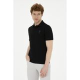 U.s. Polo Assn. Erkek Siyah Tişört Basic 50284633-vr046