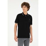 U.S. Polo Assn. Erkek Siyah Tişört Basic 50284639-VR046 - Siyah-128