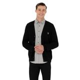 U.S. POLO ASSN. ERKEK SIYAH TRIKO HIRKA BASIC
