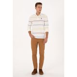 U.S. Polo Assn. Erkek Slim Fit Camel Kanvas Pantolon 50316835-VR233 - Bisküvi - 32 - 29
