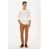 U.S. Polo Assn. Erkek Slim Fit Camel Kanvas Pantolon 50316835-VR233