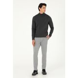 U.S. Polo Assn. Erkek Slim Fit Gri Kanvas Pantolon 50291196-VR024