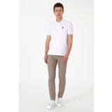 U.S. Polo Assn. Erkek Slim Fit Haki Kanvas Pantolon 50299990-VR027