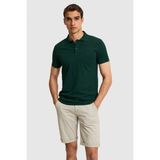 U.S. Polo Assn. Erkek Slim Fit Polo Yaka Koyu Yeşil Basic Tişört 50322304-VR079