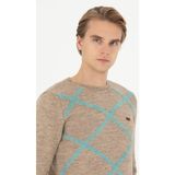 U.S. Polo Assn. Erkek Spor Kazak - XL - 113-Bej