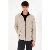 U.S. Polo Assn. Erkek Taş Basic Polar Hırka 50298066-VR049 - Taş1 - 2XL
