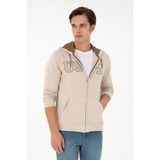 U.S. Polo Assn. Erkek Taş Hırka (Örme) 50295172-VR049 - XL - Taş1