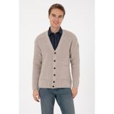 U.s. Polo Assn. Erkek Taş Hırka Triko 50314960-vr049 Tas