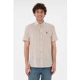 U.S. Polo Assn. Erkek Taş Kısa Kollu Gömlek 50306324-VR049
