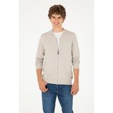 U.s. Polo Assn. Erkek Taş Melanj Hırka Triko 50292875-vr225