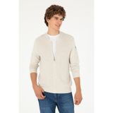 U.s. Polo Assn. Erkek Taş Melanj Hırka Triko 50293528-vr225