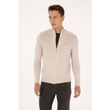 U.S. Polo Assn. Erkek Taş Melanj Hırka (Triko) 50313688-VR225