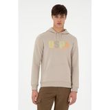 U.S. Polo Assn. Erkek Taş Sweatshirt 50293354-VR049, Gri, L