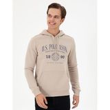 U.S. Polo Assn. Erkek Taş Sweatshirt 50293446-VR049, Gri
