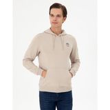 U.S. Polo Assn. Erkek Taş Sweatshirt 50293454-VR049 - 3XL - Taş1