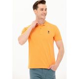 U.S. Polo Assn. Erkek Turuncu Basic Polo Yaka Tişört 50266337-VR051 - Turuncu1