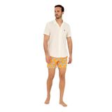 U.S. Polo Assn. Erkek Turuncu Deniz Şortu 50282934-VR051, M