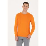 U.S. Polo Assn. Erkek Turuncu Kazak 50272118-VR240 - Kayısı