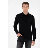 U.s. Polo Assn. Erkek Uzun Kol Polo Yaka Sweatshirt - Günlük Minimalist Stil