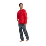 U.S. Polo Assn. Erkek Uzun Kollu Patlı Penye Eşofman Pijama Takımı S25843