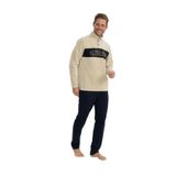 U.S. Polo Assn. Erkek Uzun Kollu Polar İki İplik Pijama Takımı, Çok Renkli, XL P80184S7152