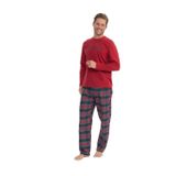 U.S. Polo Assn. Erkek Uzun Kollu Yuvarlak Yaka Penye Dokuma Eşofman Pijama Takımı S25851