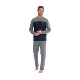 U.S. Polo Assn. Erkek Uzun Kollu Yuvarlak Yaka Penye Eşofman Pijama Takımı S25829