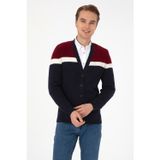 U.S. Polo Assn. Erkek V Yaka Lacivert Triko Hırka 50315033-VR033