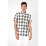 U.s. Polo Assn. Erkek Vizon Gömlek Kısa Kollu 50299813-VR052 - XS