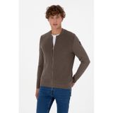 U.s. Polo Assn. Erkek Vizon Hırka Triko 50313721-vr052 Vizon