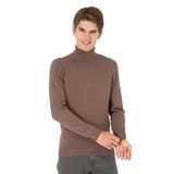U.S. Polo Assn. Erkek Vizon Melanj Kazak/triko 50288884-VR174, Kahverengi, M, VIZON MELANJ