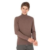 U.S. Polo Assn. Erkek Vizon Melanj Kazak/triko 50288884-VR174, Kahverengi, VIZON MELANJ