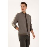 U.S. Polo Assn. Erkek Vizon Örme Hırka 50315820-VR052