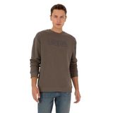 U.S. Polo Assn. Erkek Vizon Sweatshirt 50309040-VR052
