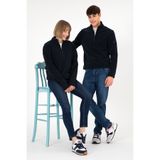 U.S. Polo Assn. Erkek Yarım Fermuarlı Lacivert Basic Polar Sweatshirt 50298085-vr033