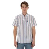 U.S. Polo Assn. Erkek Yeşil Kısa Kollu Gömlek 50300011-VR054