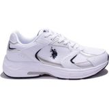 U.S. Polo Assn. Felix Beyaz Lacivert Unisex Sneaker Spor Ayakkabı V7 - Beyaz - Lacivert