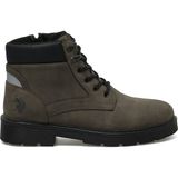 U.S. Polo Assn. Forrest Erkek Bot Vizon Renk Tekstil/PVC Malzeme Kısa Topuklu Rahat Taban