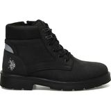 U.S. Polo Assn. Forrest Siyah Erkek Bot Tekstil/PVC Malzeme ile Kısa Topuk ve Platform Özellikli - 024-Siyah